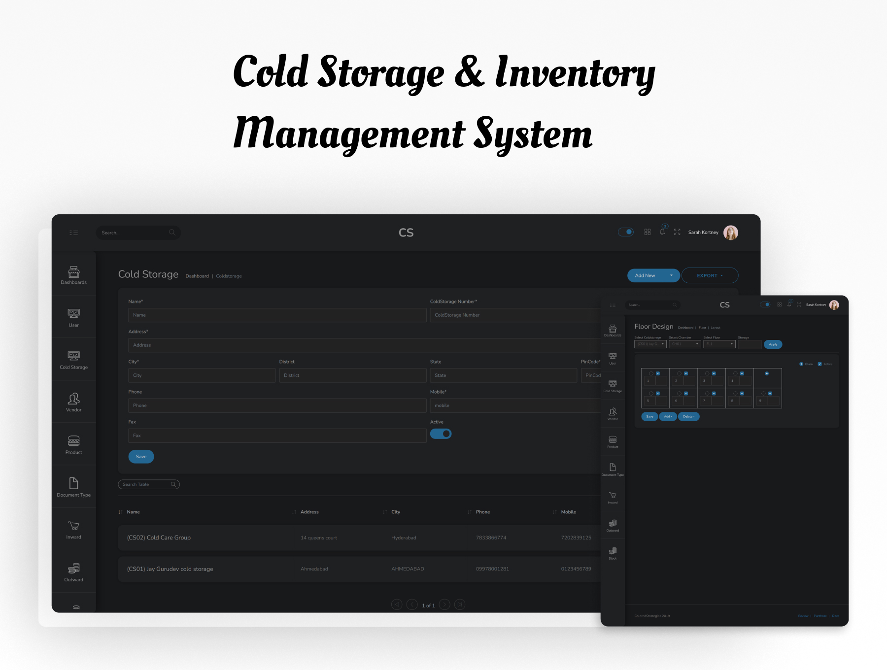 Cold Storage Management
